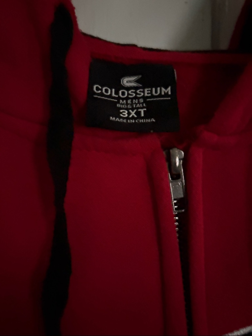 Colosseum Red Nebraska Zip-Up Hoodie - Picture 2 of 3